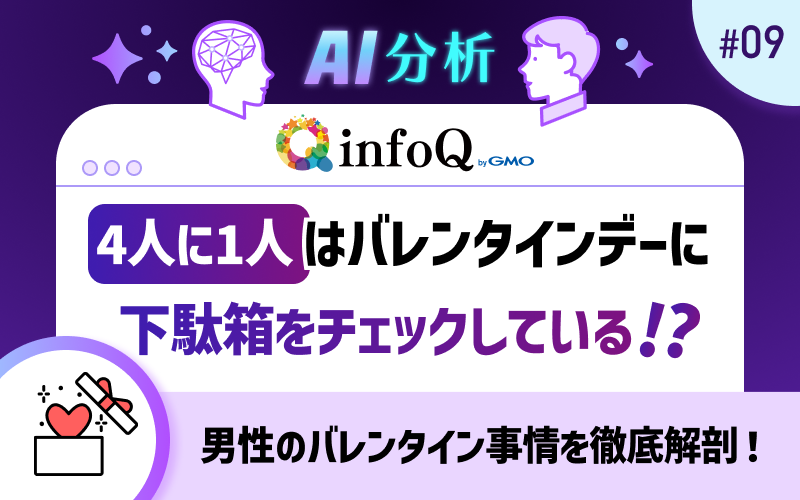 4人に1人は下駄箱をチェックしたことがある!?男性のバレンタイン事情を徹底解剖！