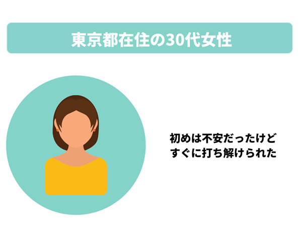 東京都在住の30代女性の体験談